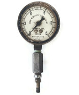 ANTIQUE JAS. P. MARSH CO PRESSURE GAUGE STAHI NEWSPAPER LOS ANGELES CA S... - $33.18 CAD