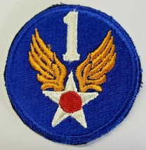 Vintage WW2 United States 1st Air Force Patch 2 5/8&quot; OD  PB156 - £7.96 GBP