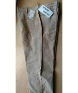 Ladies Genuine Suede Leather 5-Pocket Jeans Size 8  - $39.99