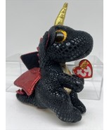 TY Beanie Boos Grindal the Unicorn Dragon 6&quot; Stuffed Plush New with Tags - $10.92 CAD