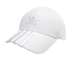 Adidas Original Trefoil Ball Cap Unisex Sportswear Hat Casual White NWT IL4851 - £33.74 GBP