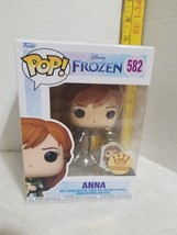 FUNKO POP! Disney Frozen-Funko Shop Exclusive Anna with Pin #582 NIB w P... - $16.81