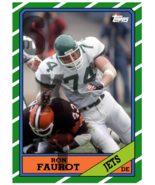 1986 STCC #403 Topps Ron Faurot New York Jets Arkansas - £2.94 GBP