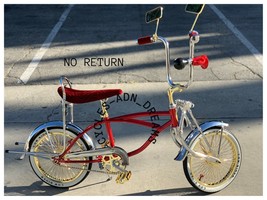 ONE OF A KIND! 16&quot; LOWRIDER CUSTOM BIKE IN  GOLD/CHROME/RED, CHRISMTAS GIFT - $1,138.50