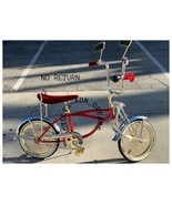 ONE OF A KIND! 16&quot; LOWRIDER CUSTOM BIKE IN  GOLD/CHROME/RED, CHRISMTAS GIFT - £893.41 GBP