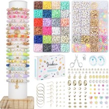 Friendship Bracelet Making Kit with 24 Summer Colors 7800Pcs 2 Boxes Jew... - £21.66 GBP