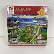 Seaside Fair Karyn Bell Great American Puzzle Factory Jigsaw #8040 1997 VTG NOS - £15.56 GBP
