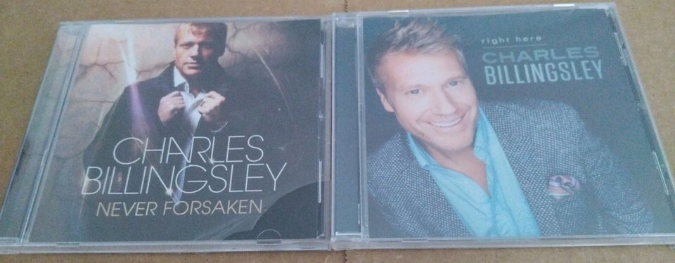 2 Charles Billingsley CDs Right Here &amp; Never Forsaken .. Brand New - $17.59
