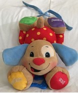 Fisher Price Laugh &amp; Learn Plush Puppy Dog Musical Crib Toy Colors - £10.44 GBP