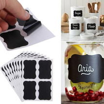 30x Chalkboard Labels Chalk Stickers BlackBoard Label Kitchen Pantry Mas... - $6.90