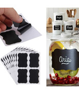 30x Chalkboard Labels Chalk Stickers BlackBoard Label Kitchen Pantry Mas... - $126.53 MXN