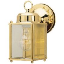 Westinghouse Lighting 6693600 One-Light Exterior Wall Lantern, Polished ... - $32.91