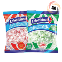 4x Bags Colombina Jumbo Variety Ball Mints | 120 Balls Per Bag | Mix & Match - $41.29