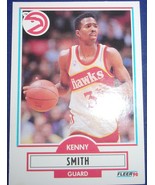 Fleer 90 Kenny Smith Guard Basketball Card - $37.88 MXN