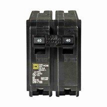 Square D HOM240CP Homeline 40 Amp 2-Pole Circuit Breaker - $663.59 MXN