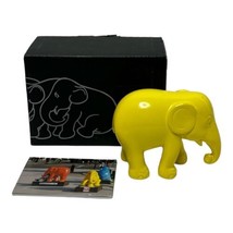 Elephant Parade Ornament Collectable Limited Edition Yellow Miniature Figurine - £16.84 GBP