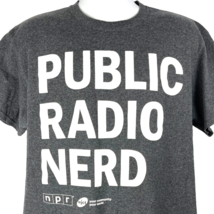 Public Radio Nerd NPR L T-Shirt sz Large Mens WJCT Jacksonville Florida ... - $24.03
