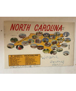 Vintage CB Ham radio Card WN4HMR   Vacationland North Carolina 1962 - $4.94