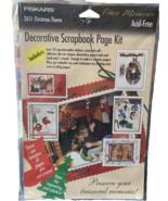 Fiskars Photo Memories- Decorative  Scrapbook Page Kit Christmas Theme N... - $7.80