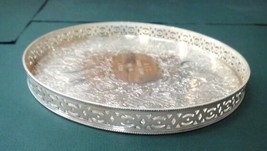 1966 Vintage Heavy Silverplate England Tray Engr W.C.C. Bowling Champs E.Posner - $67.27