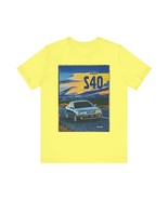 Volvo S40 Graphic Print Tee Shirt Short Sleeve Crewneck Retro Car Art Gift - $27.83 CAD+
