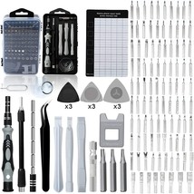 Screwdriver Set Toolkit 122 in 1 Electronic Repair Tool Kit for Smartphone PC Co - £36.06 GBP