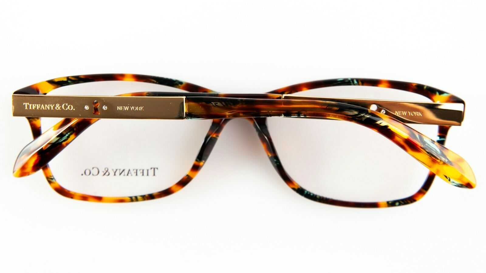 NEW TIFFANY & Co. TF 2072-B 8114 TORTOISE W/ BLUE SPECKS EYEGLASSES 54mm Italy Item image 10