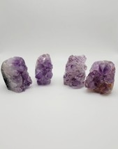 Amethyst Mini Geodes Lot Of 4 Mini Amethyst Quartz Cluster Uruguay Ameth... - £31.00 GBP