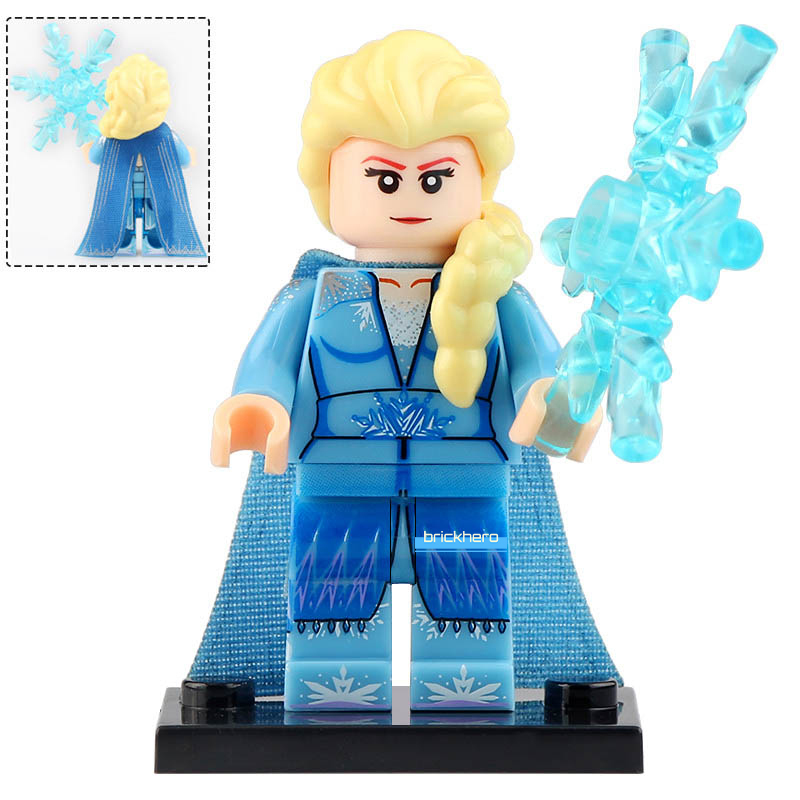 Elsa from Frozen 2 Custom Printed Lego Compatible Minifigure Brick Toys Gift