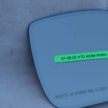 07-09 Audi Q7 Sideview Mirror Glass Heated W/ Auto Dim Passenger Right - RH image 3