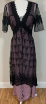 Belle Poque Steampunk Victorian Titanic Sz L Dress Tea Party Gown Antiqu... - $62.81