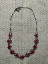 Vintage Avon Pink Rose Necklace - £23.98 GBP