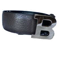 Bally two-sided reversible leather belt brown/black - £193.76 GBP