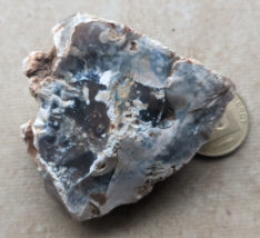 Natural MINERAL Rough Raw FLINT Ancient Stone Rock Modiin Israel #437 - £2.93 GBP