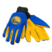 Golden State Warriors Gloves Sports Logo Utility Work Garden Colored Pal... - £6.86 GBP