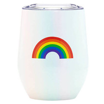 Say What Pride Thermal Wine Thumbler 360mL - Rainbow Icon - £26.40 GBP