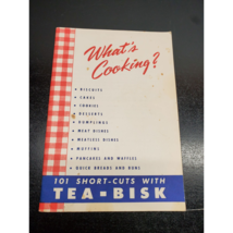 What&#39;s Cooking? 101 Short-Cuts with Tea-Brisk vintage Cookbook - £18.00 GBP