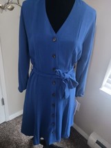 Calvin Klein Belted Button Down Dress  Size 2 New With Tags Same Day Shi... - $46.75