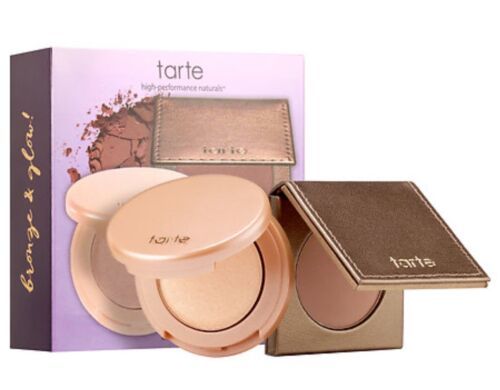 Tarte Glow Girls Hotel Heiress Bronzer & Exposed Highlighter Duo - NIB - Limited - $24.98