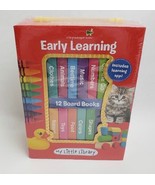 My Little Library Early Learning 12 Board Books Numbers Colors Shapes Ne... - £19.42 GBP