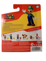 2020 Luigi with Star -Jakks World of Nintendo -2.5&quot; NEW Super Mario Collectible - £10.11 GBP