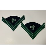 CIRCA 1901-1902, U.S. ARMY, ACTING HOSPITAL STEWARD, CHEVRONS, MATCHED SET - $123.75