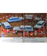 BUICK STATION WAGONS Centerfold - Horse Carriage - Horse-1964 Vintage Pr... - $10.47