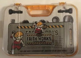 Kerusso Faith Works 14 Piece Tool Kit Kids Toy Fast Shipping - £7.33 GBP
