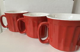 Royal Norfolk Soup Mugs with Handles  20 oz. Set Of 3 Greenbrier Intl. Christmas - £13.17 GBP