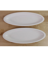 Lot of 2 George Foreman Grill 9.25&quot; White Drip Trays Replacement Grease ... - £12.45 GBP