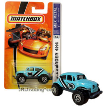 Year 2007 Matchbox Mbx Metal 1:64 Die Cast Car #61 - Blue Volkswagen Beetle 4x4 - $19.99