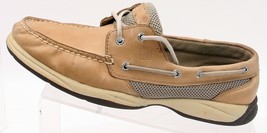 Sperry Top-Sider Shoe Men&#39;s Size 9.5 Billfish 3-Eye Tan Boat  CH196 Lace... - £19.77 GBP