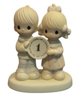 Precious Moments 1st Wedding Anniversary Figurine &quot;God Bless Our Year Together &quot; - £12.39 GBP