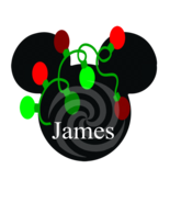 James Font 2smp-Digital ClipArt-Mouse-Gift Tag-T shirt-Holiday-Christmas - $37.17 MXN